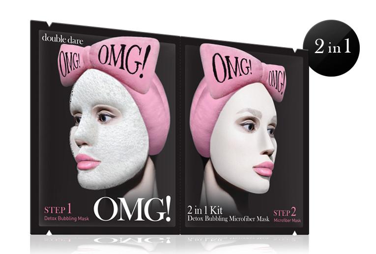 OMG Mask - 2in 1 Detox Bubbling Microfiber Mask
