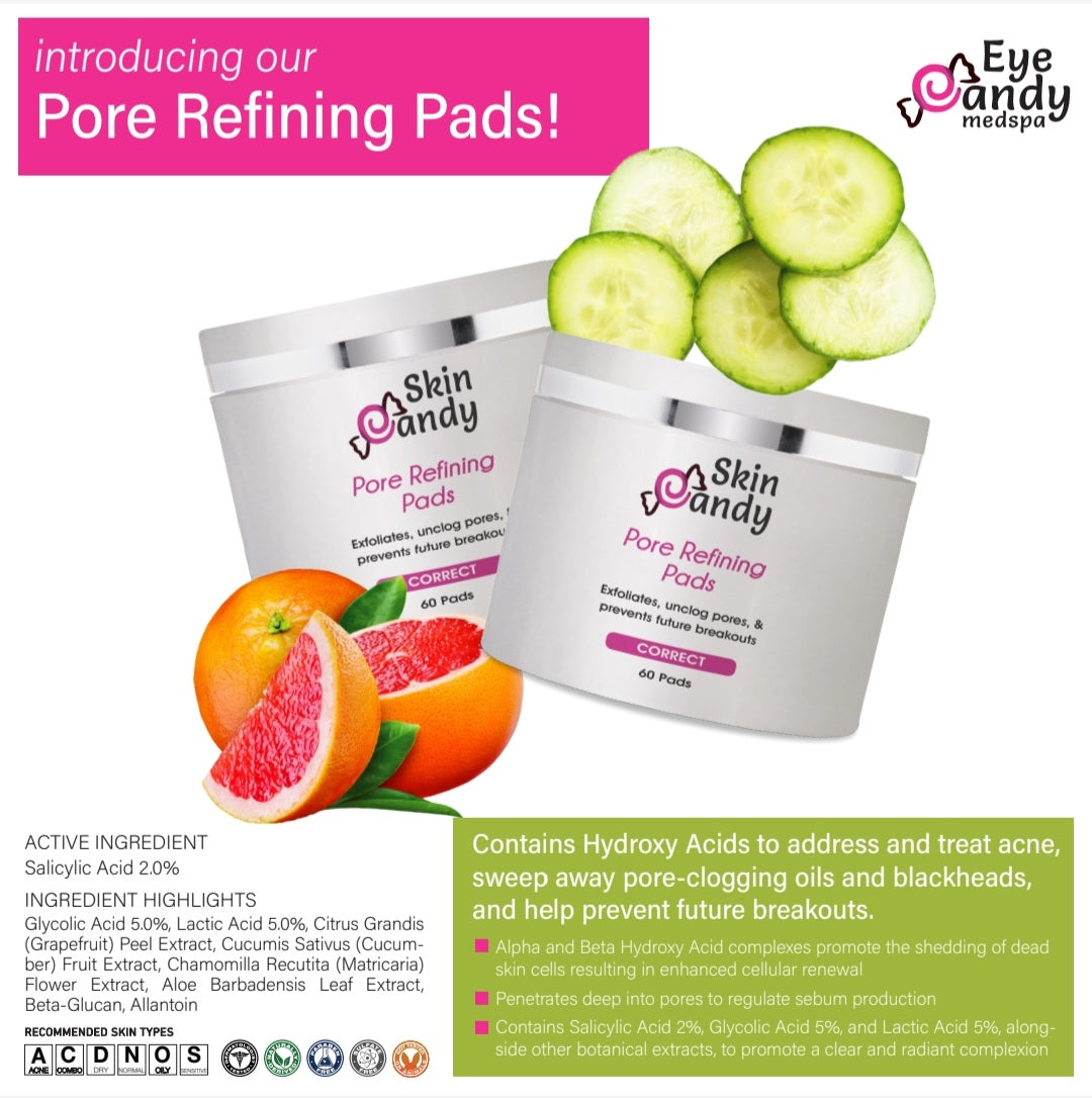 *Skin Candy Pore Refining Pads