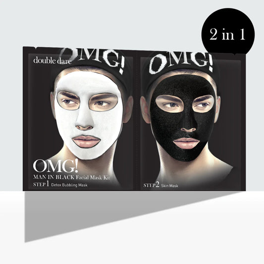 OMG Mask - Man in Black Facial Mask Kit